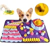 Dog Snuffle Pet Cat Slow Feeding Puzzle Leak Food Training Nosework Blanket Activity Mat for Foraging Skill 2012235981983