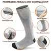 Heated Socks Pairs Winter Outdoor Men Women Thermal Heating Thermosocks Foot Warmer Electric Warm For Trekking Ski