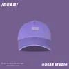 Ball Caps VACIGODEN Purple Baseball Cap Lady Hip Hop Hat Fashionable Men And Women Adjustable Baseball Hat Streetwear Purple Sky Cap 231025