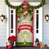 Christmas Decorations Nightmare Before Outdoor Props Elves Door Cover Santa Xmas Backdrop Banner for Party House 231025