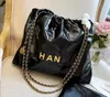 High quality luxurys designer bags tote trash shopping bag luxury Women designer purses chain travel yslly handbags totes Leather Crossbody bags