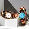 Wristwatches Exported To Japan Wooden Watches Female Pearl Shells Colorful Wood Set Simple Fashion Watch Wholesale