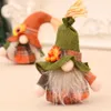 Dekoracje świąteczne jesień gnome dynia słonecznik szwedzki nisse tomte elf krasnoludek pluszowe ozdoby na Boże Narodzenie Gnome Dekoracja Święta Dziękczynienia 231025