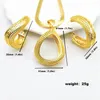 Ketting Oorbellen Set Dubai Sieraden Voor Vrouwen Hol 18k Verguld En Sieraden Sets Afrikaanse Mode Bruiloft Conjuntos De Joyas