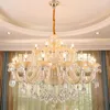 European-style living room crystal lamp Duplex Villa chandelier simple modern staircase long lighting creative lamps ZG8095