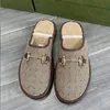 Designer Fur Slides Homens Mulheres HORSEBIT Chinelos Lã Inverno Pele Fofa Peluda Quente Mulas Confortáveis Sola de Couro Menina Flip Flop Chinelo Tamanho 36-48