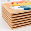 Puzzles Baby 3D Tiere Holz Puzzles Cleveres Spiel Montessori Lernen Pädagogisches Spielzeug Für Kinder Puzzle ToysL231025