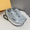 2024 Designer First 1 Tessuto nero da corsa Scarpe sportive da uomo Diagonale a forma di f scolpito suola ondulata Scarpe Designer Donna Passerella Sneakers