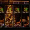 1 peça luzes decorativas de ferro de trenó de boneco de neve, alimentadas por bateria, luzes de corda de fadas, festa de quarto, casamento, casa, jardim, luzes de árvore, decoração de vidro de janela