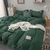 Sängkläder set set sängkläder 2 sovrum duvet täcker sängöverdrag på arket lyxiga grå drottning täcker super king ner täcken storlek 231025