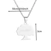 Pendant Necklaces Silver Plated Stainless Steel Ethiopia Oromia For Women Girls Oromo Ethnic Jewelry