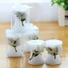 Candles 10pcs/lot Cylindrical Candle Flower For Wedding Party Birthday Souvenirs Gifts Favor Souvenir