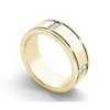 14k Yellow Gold FL Diamond Ring For Men Women Classic Anillos de Bizuteria 14K Gold Wedding Fine Jewelry Ring for Man Gemstone253f
