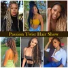 Human Hair Bulks Long Pre twisted Passion Twist Crochet 30 Inch Pre looped Braiding Soft Bohemian Twists 231025