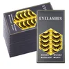 10 Pairs Natural False Eyelashes Curl Russian Volumes 3D Fluffy Mink Reusable Fake Lashes Flexible Extensions Faux Cils