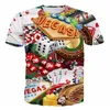 Nouvelle mode hommes femmes à propos de Las Vegas Swag été Style t-shirts impression 3D t-shirt style décontracté hauts grande taille BB0131260v