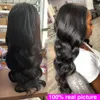 13x4 13x6 Transparante Braziliaanse lichaamsgolf Voorpruik 30 32 34 36 38 inch Human Hair Lace Frontale pruiken 231024