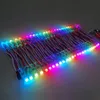 Noel Süslemeleri 50leds 12mm WS2811 IC RGB Tam Renk Piksel LED Modül Işığı DC5V 2811 IP68 Su geçirmez dijital lamba Dize 231025