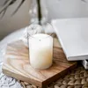 Candle Holders 3Pcs Glass Candleholder Tube Shade Tea Light Holder Cover Accessories Cylinder Vase