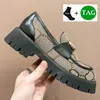 Mocassini con plateau Horsebit Scarpe eleganti firmate da donna Suola in pelle Suola mocassino stelle Ape ricamare sneakers di lusso Tela Scarpe casual Mocassini scarpe da ginnastica da donna