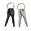 Брелок для ключей с отвертками, открытый карман, 2 цвета, набор мини-отверток, брелок для ключей с прорезями Phillips, подвески для ручных ключей