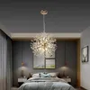 Postmodern Pendant Lamps Living Room Bedroom Creative Simple Light Luxury Dandelion Hanging Lamp Personalized Restaurant Crystal