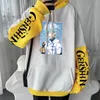 Sweats à capuche pour hommes Genshin Impact Open World Anime Hommes Femmes Kawaii Chongyun Dessin animé Graphique Sweat-shirt coréen Streetwear