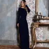 Casual Dresses Long Sleeve Elegant Party Maxi Dress Solid Side High Split Backless Sexy Black Yellow Wrap Vestidos Femme 6 Colors1822