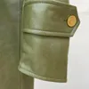 Trenchs pour hommes Manteaux en cuir véritable 2023 Coupe-vent Longueur moyenne sur le genou Veste ample Tendance coréenne avec ceinture