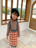 Ensembles de vêtements Ensemble de vêtements pour enfants fille pull costume automne hiver tricoté fille deux pièces ensemble CardiganJarretelle jupe enfant s costume 231025