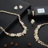 Earrings & Necklace Whole African Dubai Gold Bridal XO Jewelry Sets For Women Bracelet Wedding Crystal Heart-shaped212x