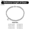 Charm Bracelets ORSA JEWELS 925 Sterling Silver 4mm Bead Ball Strand Chain Bracelet for Women Trendy Beads Bracelets Jewelry Wholesale SB103 Q231025