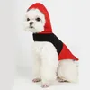 Hundkläder Praktisk snygg helkroppstäckning Brimskiktad huva kappa Traktion Hål Ljust färg Regnjacka för vardagen
