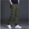 Frühling Herbst Herren Cargo Hosen Casual Herren Hose Baggy Regelmäßige Baumwolle Hosen Männlichen Kampf Taktische Hosen Multi Pockets278i