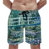 Pantaloncini da uomo Acqua Gym Estate Fiori bianchi Hawaii Board Pantaloni corti Uomo Sport Surf Quick Dry Graphic Costume da bagno
