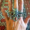 Cluster Ringe Antike Öffnung Einstellbar Großes Tier Für Frauen Männer Octopus Elefant Schmetterling Charme Ring Punk Zubehör Aesthetic228F