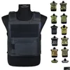 전술 조끼 18 컬러 소프트 전술 조끼 Airsoft Body Armor Shooting Paintball 조절 가능한 스트랩 전투 야외 사냥 CS Gam Dhwiz