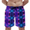 Men's Shorts Board Pink Water Retro Swim Trunks Floral Print Man Quick Dry Sports Fitness Oversize Beach Short Pants