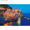 Пазлы Cinque Terra Night View of Manarola Jigsaw Puzzle 1000 шт. для взрослых Игрушка Украшение стены дома Семейная игра GiftL231025