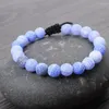 Bracelets de charme Bracelet de perles d'agates naturelles météo Reiki Yoga guérison bonne chance pierre pour hommes femmes bijoux de mode cadeaux