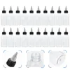 Dinnerware Sets 20 Pcs Squeeze Bottle Pointed Mouth Containers Plastic Go Caulking Bottles Gaps Filling Ink Cover Refillable Pigment