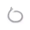 Ymbb-8Mm VVS Moissanite Vvs Diamante Cor de Ouro Branco Pulseira/Colar Sier Hip Hop Corrente Cubana