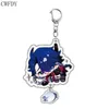 Keychains Lanyards Game Honkai Star Rail Cosplay Keychain Balde Jingyuan Seele Danheng Kawaii Figure Acrylic Key Chain For Friends Collection Props 231025