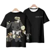 Herr t shirts tshirts 3d tryck anime yosuga ingen sora skjorta mode barn casual pojkar flickor kawaii karikaturer runda nacke tshirt toppar kläder