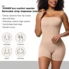 Kvinnors shapers kvinnor sträng thong sömlösa bodysuit shaper ribbade en bit kropp borttagbara remmar mage kontroll formsatt