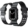 Pulseira de fibra de carbono para apple watch, 45mm 44mm 42mm 38mm 40mm 41mm, pulseira de relógio iwatch 8 7 6 se 5 4 3 2 1