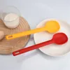 Cuillères Anti-brûlure Clip sûr facile à ramasser mélange efficace multifonction utiliser ustensiles de cuisine support confortable porte-vaisselle