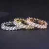 C7534 Wholesale Hip Hop 925 Sterling Silver Iced Out Full Marquise Cut d Color Moissanite Diamond Band Eternity Ring