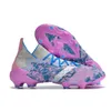 Mens 소년 여자 축구 신발 FG 클리트 야외 Scarpe Calcio Crampons de Football Boots 디자이너 크기 35-45Eur