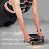 Tezgahlar Taşınabilir Abdominal Trainer Roller Disk Kas Eğitimi Çekirdek Trainer Vücut Binası Dönme Tekerlekleri Erkek Ev Egzersiz Ekipmanları 231025
